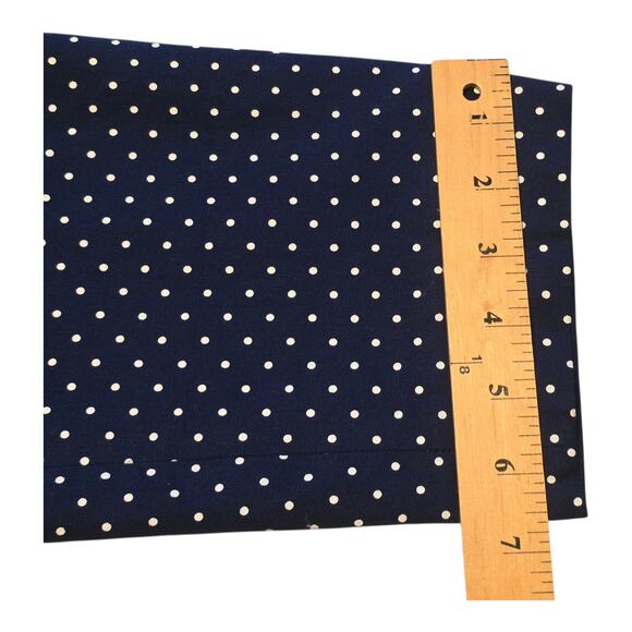 Talbots Polka Dot Chatham Ankle Dress Pants Womens Size 10 Blue White Career - Picture 10 of 10